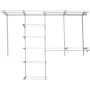 REPLOOD APPENDIABITI E PORTASCARPE DA 8 RIPIANI MODELLO TARAX  245X38X185CM