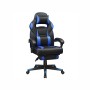 SEDIA DA GAMING, PELLE SINTETICA, CON ROTELLE CUSCINO SUPPORTO E CON POGGIAPIEDI