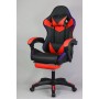 SEDIA DA GAMING A LED RGB, PELLE SINTETICA, CON ROTELLE CUSCINO SUPPORTO POGGIATESTA E CON POGGIAPIEDI
