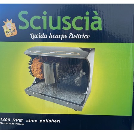 SCIUSCIA' LUCIDA SCARPE ELETTRICO 1400 RPM SHOE POLISHER 220-240 VOLTS - 90W