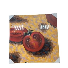 QUADRO LORENZON DESING POMODORO 80X80 IN TELA COD 13388