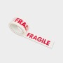 36 ROTOLI DI NASTRO ADESIVO  48X132 METRI CON SCRITTA FRAGILE