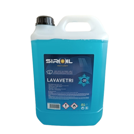 LAVAVETRI TERGISCRISTALLI ALTA FLUIDITA' SIROIL -20° ANTICONGELANTE