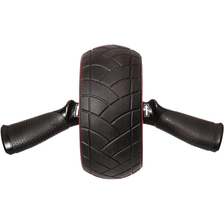 IRON GYM IRG013 SPEED COMPLETE AB WORKOUT SYSTEM RUOTA ADDOMINALE 9,4 x 3,6 x 7,9, nero/rosso