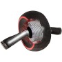 IRON GYM IRG013 SPEED COMPLETE AB WORKOUT SYSTEM RUOTA ADDOMINALE 9,4 x 3,6 x 7,9, nero/rosso