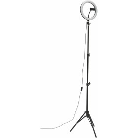 KOOPER  LAMPADA PER SELFIE E TIKTOK RING LIGHT 128LED ALTEZZA REGOLABILE 3 TEMPERATURE DI CALORE