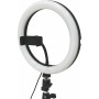 KOOPER  LAMPADA PER SELFIE E TIKTOK RING LIGHT 128LED ALTEZZA REGOLABILE 3 TEMPERATURE DI CALORE