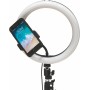 KOOPER  LAMPADA PER SELFIE E TIKTOK RING LIGHT 128LED ALTEZZA REGOLABILE 3 TEMPERATURE DI CALORE