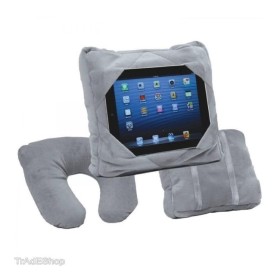 GOGO PILLOW 3 IN 1 CUSCINO SUPPORTO PORTA TABLET DA VIAGGIO POGGIATESTA AUTO
