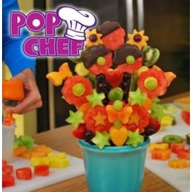 POP CHEF STAMPI PER FRUTTA  - TORTA STRUMENTO DA CUCINA PER DECOLORARE GLI ALIMENTI